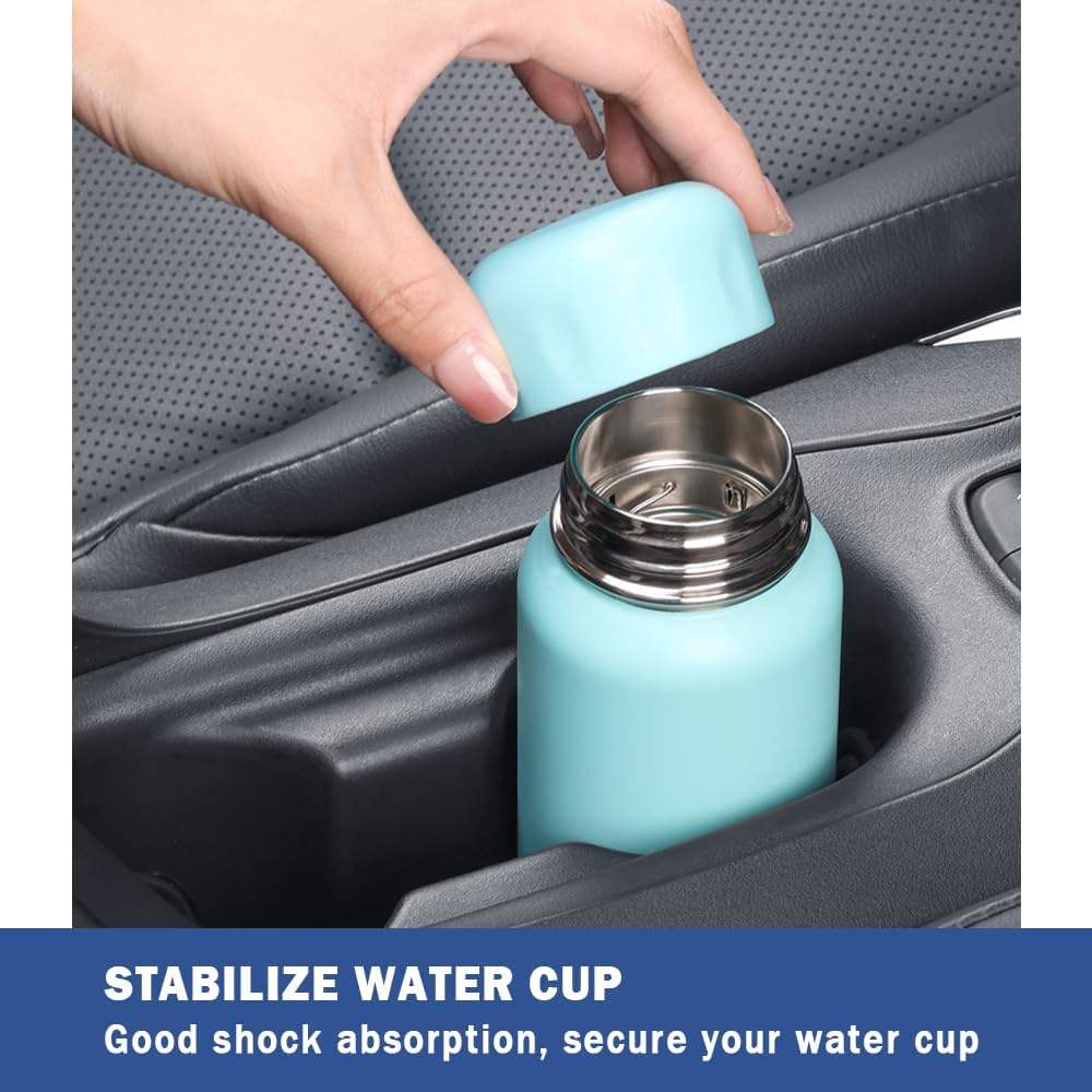 2026 Latest Car Cup Holder Insert/Holder Position Limiter - Anti Shake Silicone Car Coasters Bottle Stabilizers with Self-Adhesive - Car Must Haves Cup Holder Inserts for Car Truck SUV (6PCS)
