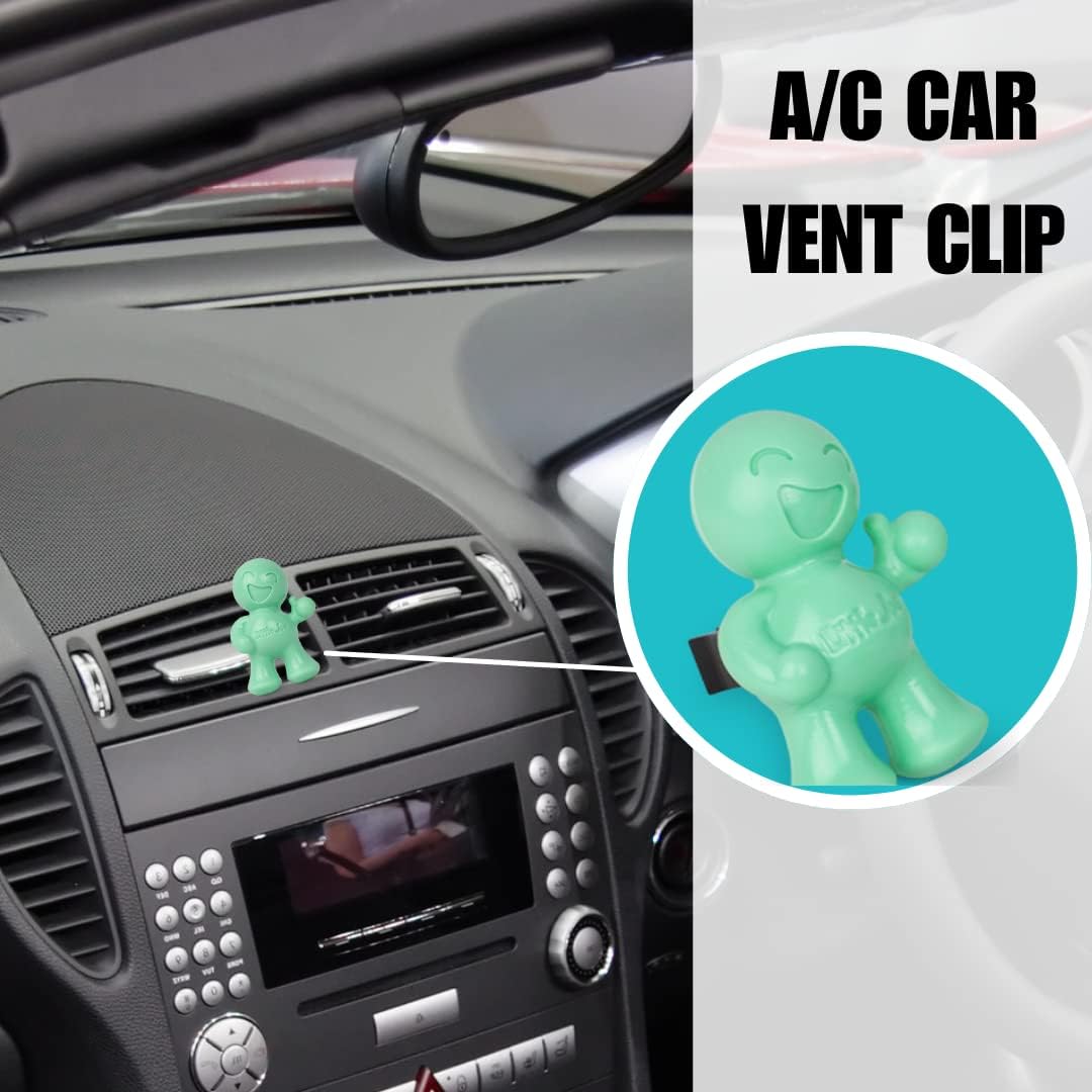 Little Joe 96401 New Car Scent Car Air Freshener Vent Clip, Fights Odors for up to 45 Days, Long-Lasting Freshness, Cute Car Odor Eliminator, Pack of 1
