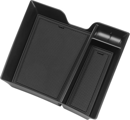 Glove Box Dividers Organizer Compatible with Toyota 2016-2020 2021 2022 2023 Tacoma Accessories Black ABS Material Center Console Organizer
