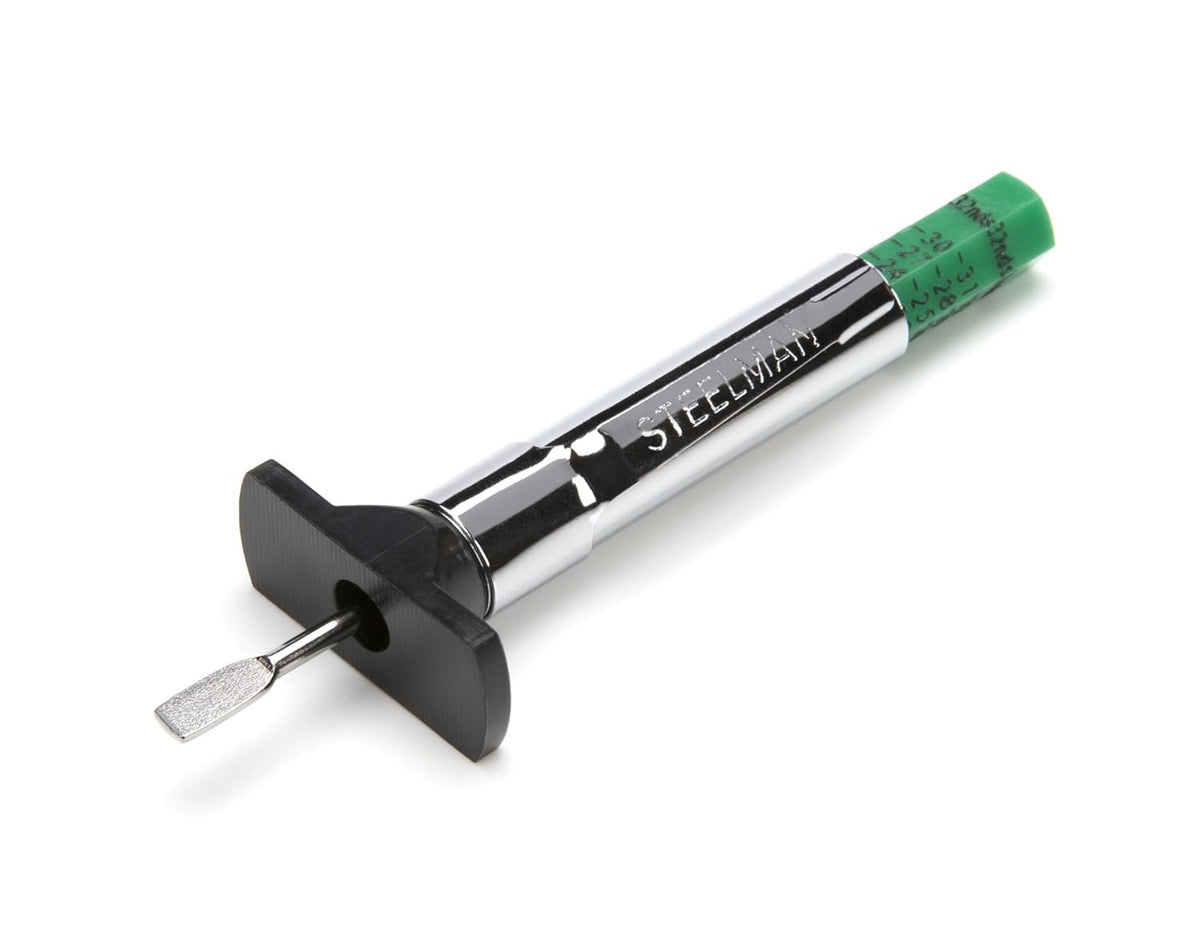 Steelman Color Coded Tread Depth Gauge, Quickly Identifies Amount of Tread on Tires, Reads in MM and 32nds