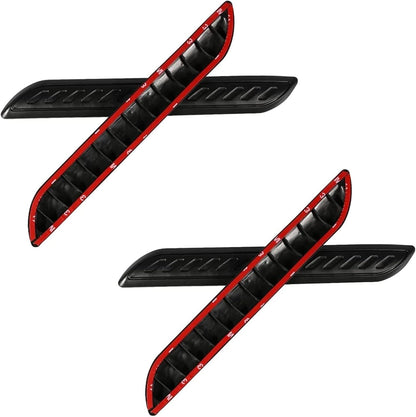 Anti-Collision Patch Car Bumper Guard Strip Anti-Scratch Bumper Protector Trim Universal Rear Bumper Protector Car Door Edge Guards Car Side Door Edge Guards Protector (Black-4Pack)