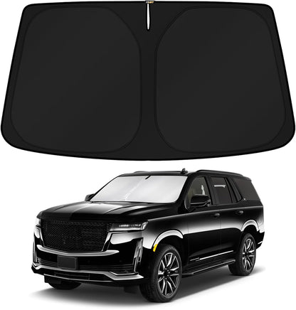 KUST Windshield Sun Shade for Toyota RAV4 2019-2022 2023 2024 2025 2026 Window Accessories Shade Sun Visor Cover Foldable Block UV Rays - Colors E