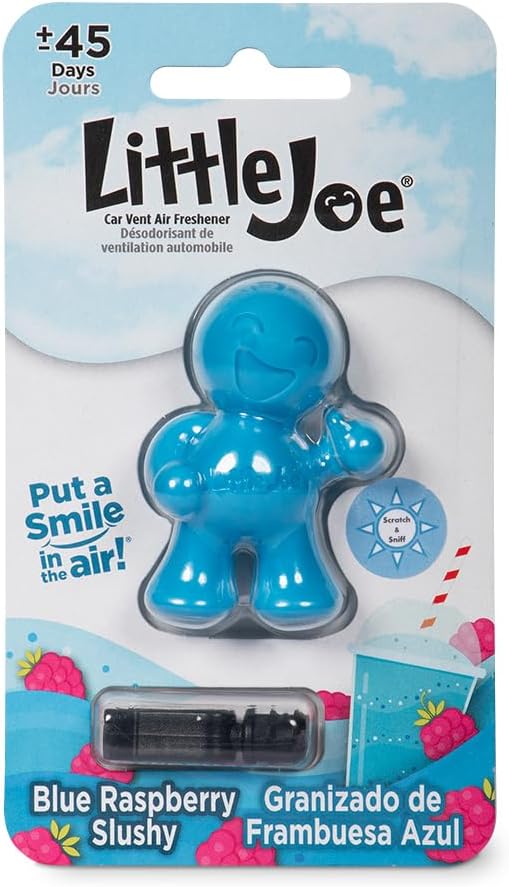 Little Joe 96401 New Car Scent Car Air Freshener Vent Clip, Fights Odors for up to 45 Days, Long-Lasting Freshness, Cute Car Odor Eliminator, Pack of 1