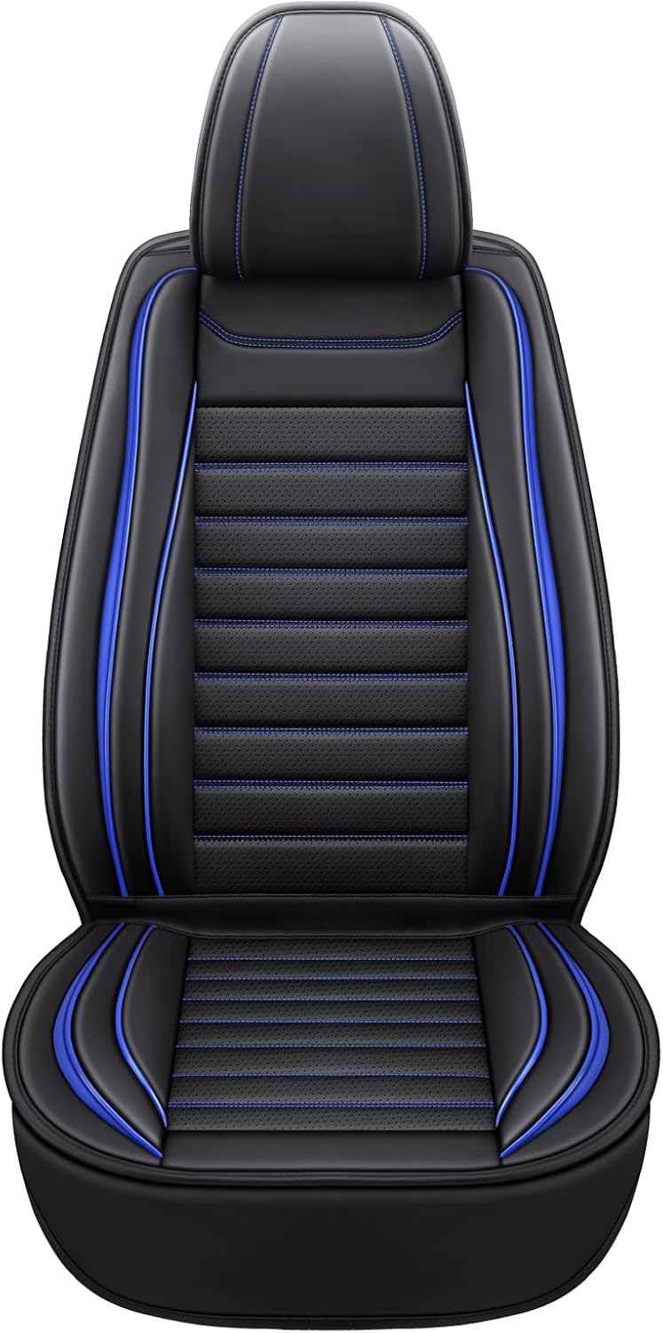 MINGBRON Leather Car Seat Covers,Car Seat Protector Waterproof,Seat Covers Full Set, Car Seat Protectors 5 Seats,Automotive Seat Covers Fit Most Cars Wine Red