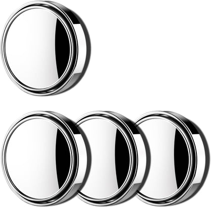 OBTANIM 4 Pack Blind Spot Mirror 2 Inch Angle Adjustable HD Glass Round Car Side Rear View Convex Mirror Accessories with Frame for Car SUV Trucks Motorcycles