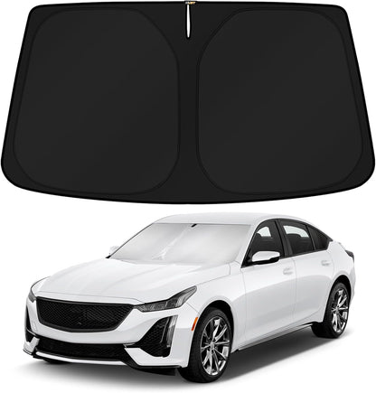 KUST Windshield Sun Shade for Toyota RAV4 2019-2022 2023 2024 2025 2026 Window Accessories Shade Sun Visor Cover Foldable Block UV Rays - Colors G