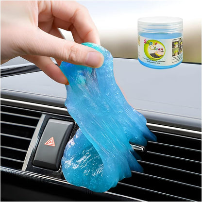 Moly Magnolia Cleaning Gel for Car, Universal Detailing Putty Gel Detail Tools Car Interior Cleaner, Removal Putty Keyboard Cleaner for Car Vents, PC, Laptops, Cameras (Blue)