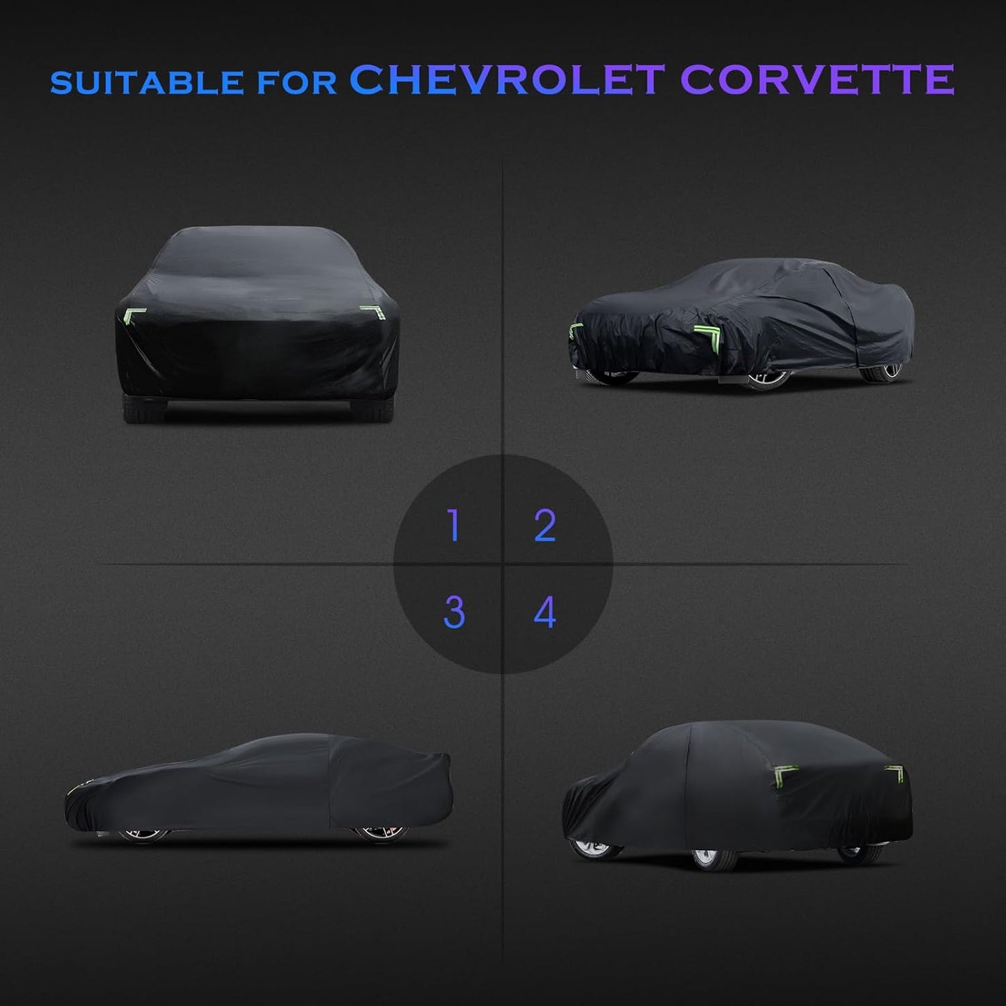 Car Cover Custom Fit for Honda CRV 1997-2025,Toyota RAV4 1996-2025, 6 Layers Truck Cover Waterproof All Weather for Automobiles,Outdoor Full Exterior Cover,Rain, Sun, Wind Protection,Black