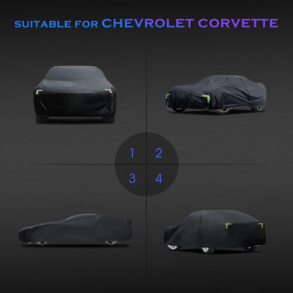 Car Cover Custom Fit for Honda CRV 1997-2025,Toyota RAV4 1996-2025, 6 Layers Truck Cover Waterproof All Weather for Automobiles,Outdoor Full Exterior Cover,Rain, Sun, Wind Protection,Black