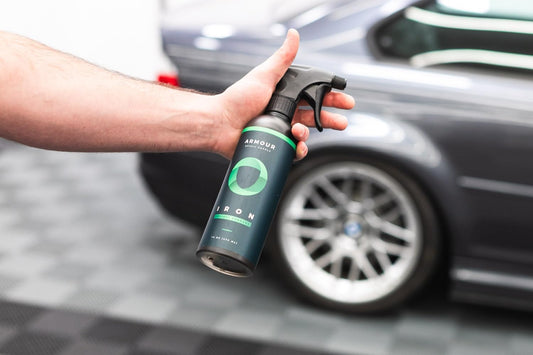 Armour Detail Supply - Iron - Iron, Brake Dust & Fallout Remover - Low-Odor, Non-Acid, pH-Neutral Formula for Removing Ferrous Material from Wheels and Painted Surfaces - 16 oz