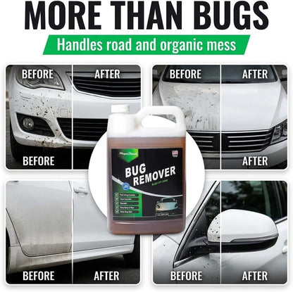 Magic Finish Car Bug Remover Spray (16 fl oz) – Fast-Acting Spray for Road Grime and Organic Residue – Car Cleaning Supplies for Paint, Glass, Plastic & Chrome
