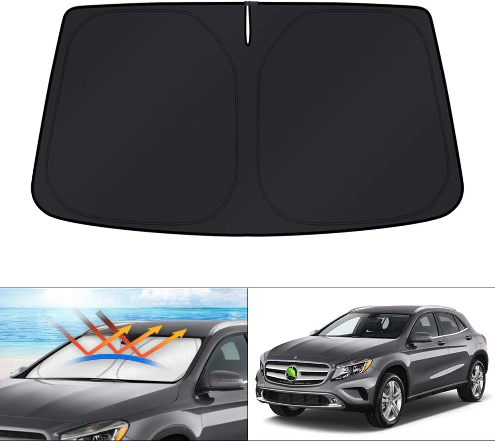 KUST Windshield Sun Shade for Toyota RAV4 2019-2022 2023 2024 2025 2026 Window Accessories Shade Sun Visor Cover Foldable Block UV Rays - Colors B