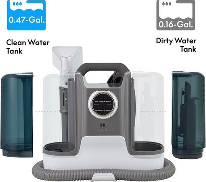Small Car Seat Carpet Cleaner Machine for Home，Portable Hand Held Carpet Cleaner, Cars Steamer for Auto Detailing, Upholstery Furniture Steam Cleaners for Mattress Area Rugs Couch Sofas (White)