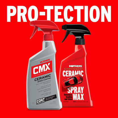 Mothers CMX Ceramic Spray Coating, 24 oz. – Advanced SiO2 + TiO2 Protection, User-Friendly, Professional Grade, Ultra Durable Long-Term Protection, High Gloss Super-Hydrophobic Finish (01024)