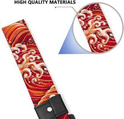 RASTP Racing Tow Strap, Car Modification Sports Trailer Belt Fit for Front or Rear Front Bumper Decorative (Red)