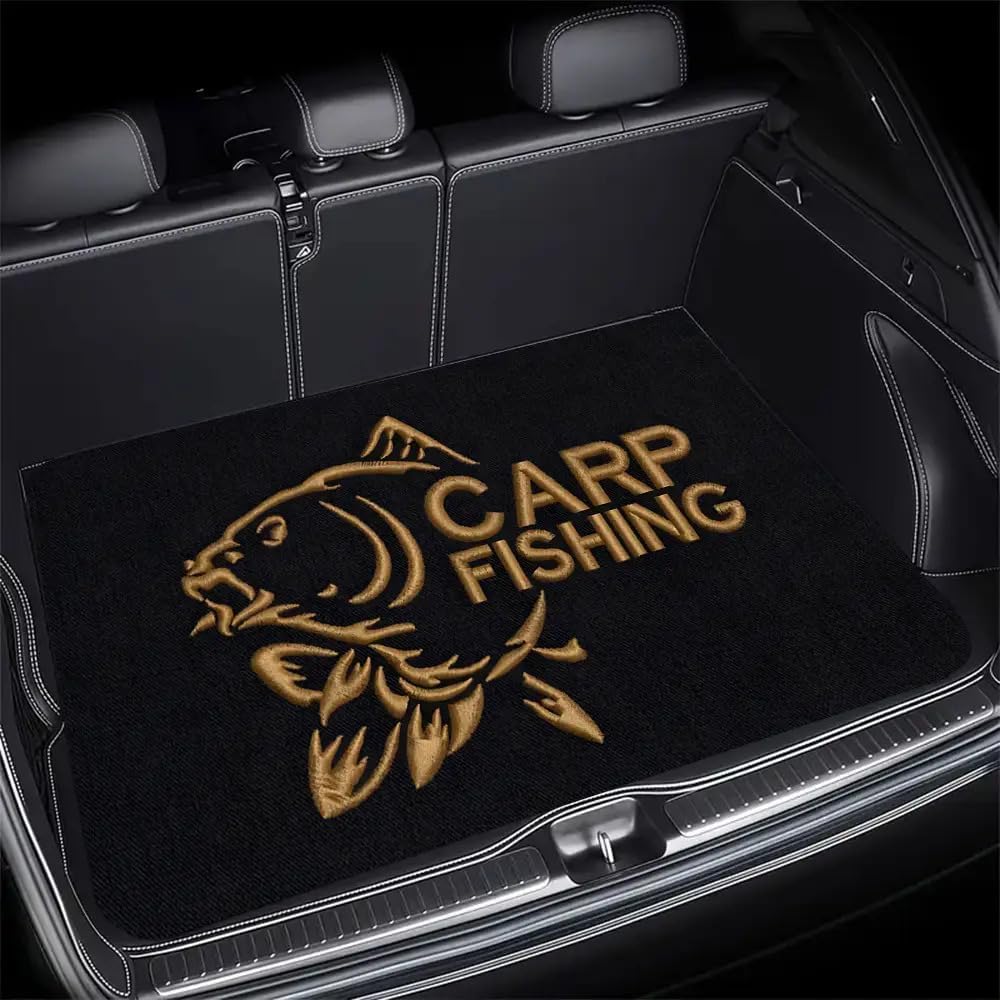 Universal Car Trunk Mat 29" x 39",Purple Colorful Flowers All Weather Trunk Protection Cargo Liner, Durable Cargo Mat Rear Trunk Liner,Stylish Vehicle Interior Accessories Suitable for Most Car Models