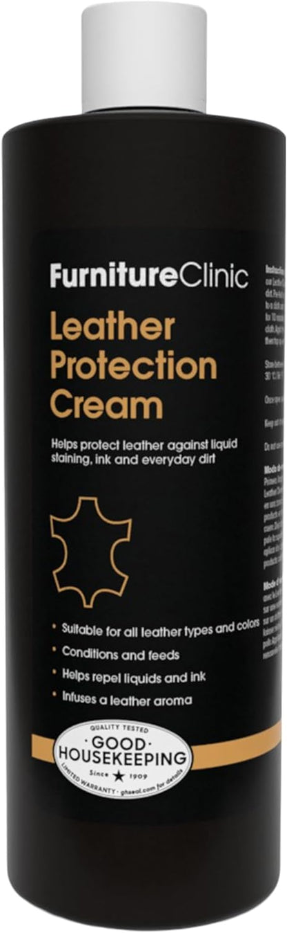 Furniture Clinic Leather Cleaning Wipes | 80 Count | 4-in-1 Clean, Nourish, Condition, & Restore Leather & Vinyl Furniture, Handbags, Jackets, Car Seats, Interiors & More | Residue & Streak-Free