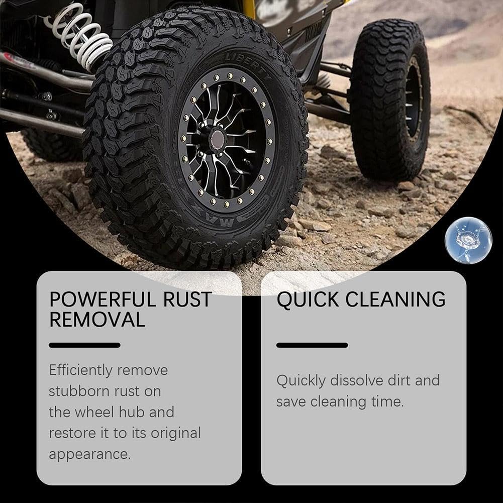 Iron Eraser,Iron Eraser Iron and Rust Remover,IronEraser Rust Remover Spray for Car Wheels and Paint,Fast Acting Rust and Brake Dust Remover for Professional Automotive Surface Cleaning