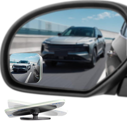 BFXM Blind Spot Mirrors 2 Pack, Car Accessories Frameless Side Mirror Blindspot Convex HD Glass, Side View Mirror Blindspot with Wide Angle Adjustable Stick for Car SUV and Trucks