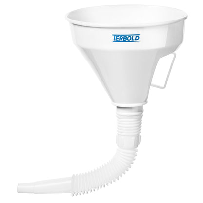 Automotive Flex Funnel with Hose | Wide Mouth Flexible Oil Funnel for Automotive Use - Gas, Transmission Fluid, Car Fuel, Oil Change (Blue)