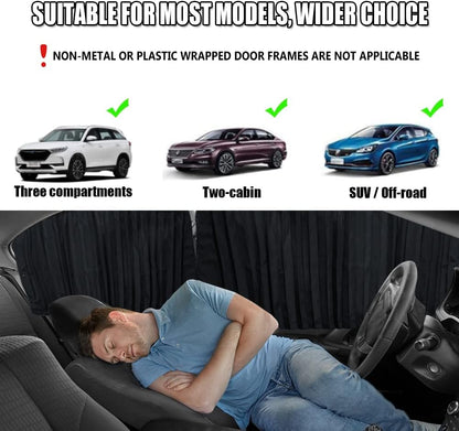 XCBYT Magnetic Car Side Window Shades 4 Pack, 100% Blackout Privacy | Blackout privacy for camping, naps & work. Keeps your car cool. Fits steel frames only, measure first. Handle magnets gently