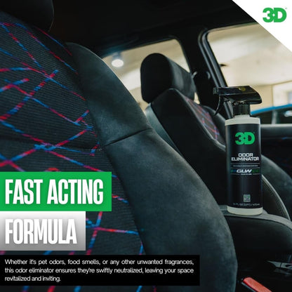 3D Odor Eliminator 1 Gallon – Professional Car Interior & Home Deodorizer Spray – Neutralizes Smoke, Pet & Food Smells at the Source – Fresh Clean Scent, Eco-Friendly & Biodegradable – Made in USA