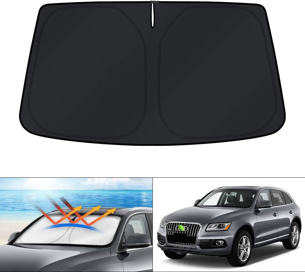 KUST Windshield Sun Shade for Toyota RAV4 2019-2022 2023 2024 2025 2026 Window Accessories Shade Sun Visor Cover Foldable Block UV Rays - Colors D