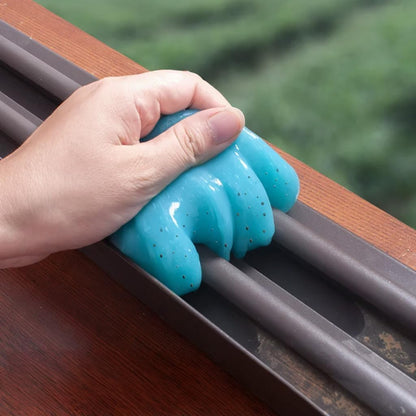 3 bags Reusable Car Cleaning Gel Slime Putty - Strong Adhesive Dust Cleaner for Auto Vents, Interior, Keyboards & Electronics