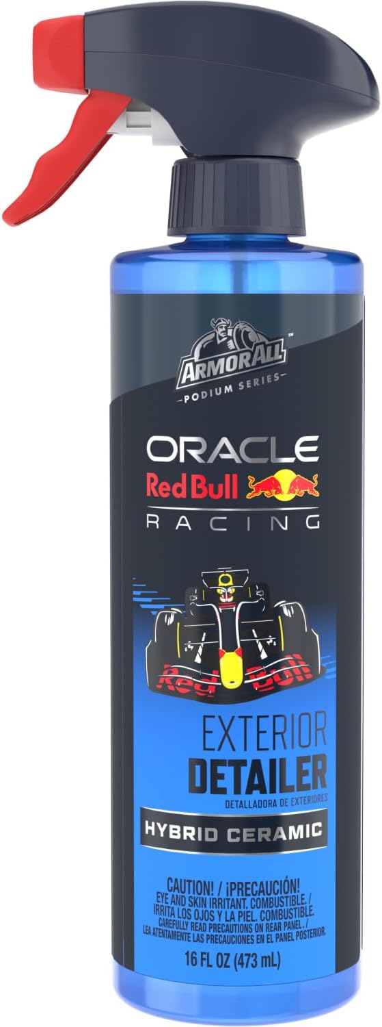 Armor All Podium Series High Shine Hybrid Ceramic Car Spray Wax, Safe on All Car Paint Finishes, Developed With Oracle Red Bull Racing, 16 fl oz