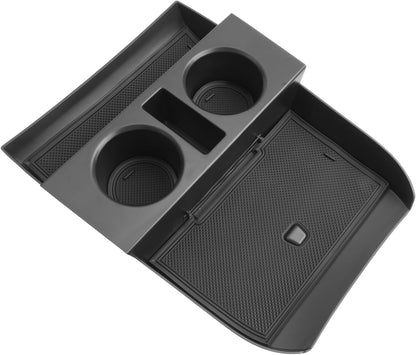 SKTU 2-Pack 2023 2024 2025 2026 Lexu s RX350 Center Console Organizer for 2023-2026 Lexu s RX350/RX450h/RX500h Console Tray 2023 2024 2025 2026 RX350 Accessories with Sunglasses Holder [Double Layers]