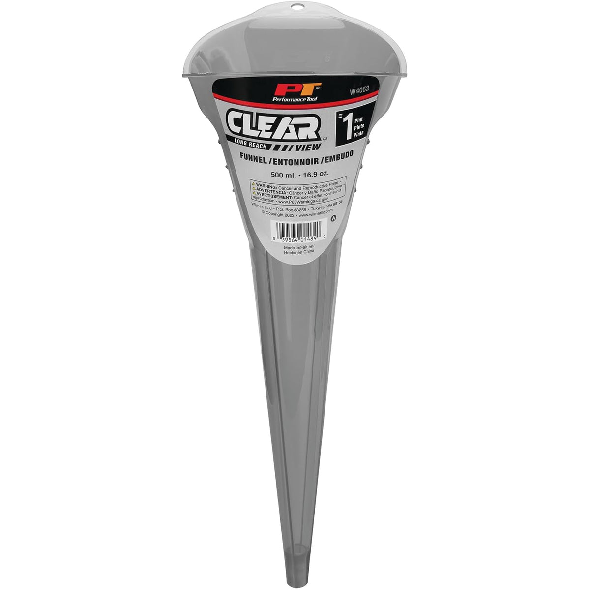 Performance Tool W4053 Clear View Easy-Fill Funnel Set (3 Pieces) - Versatile Liquid Filling Solutions