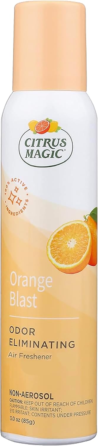 Citrus Magic Freshener Odor Eliminating Air Freshener Spray, 3 Ounce (Pack of 3), Fresh Citrus, 3 Count