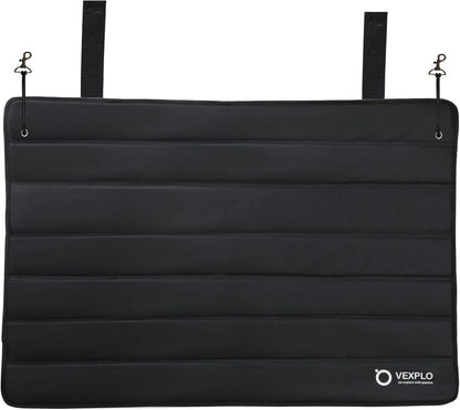 VEXPLO Large Rear Bumper Guard for Cars SUV Anti-Scratch Bumper Protector | 38 x25 inches Universal Fold and Go Bumper Cover, Protect from Scratches Loading Scooter Rollator WheelChair Walker Dog Paw