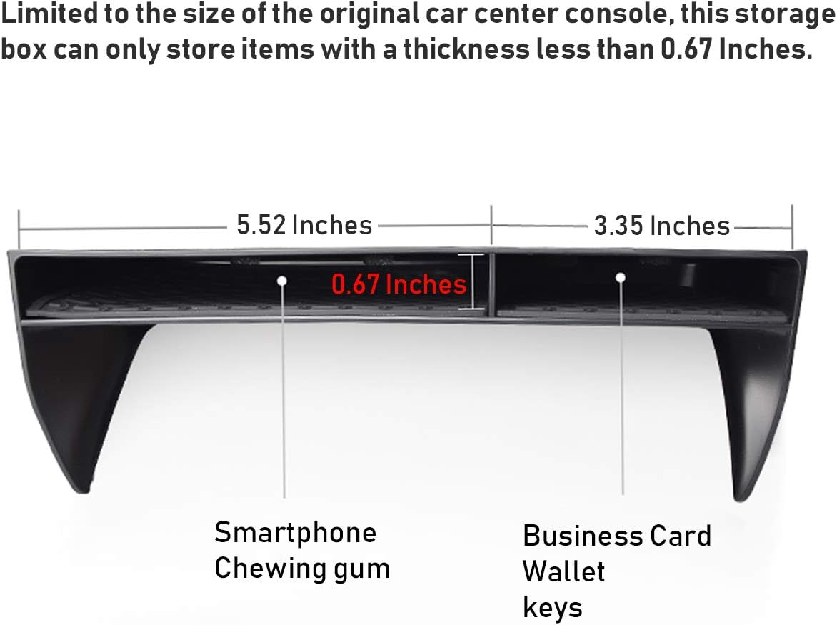 Jaronx Center Console Organizer Compatible with Toyota RAV4 2025 2024 2023 2022 2021 2020 2019, Center Console Glove Box Divider Storage Glove Box Organizer Tray
