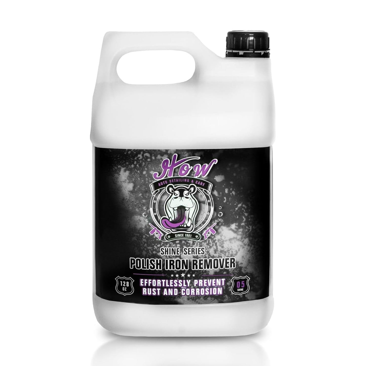 H.O.W Polish Iron Remover - Iron Out Remover Spray for Car Detailing | Remove Iron Particles in Car Paint, Motorcycle, RV & Boat | Use Before Clay Bar, Wax or Wash