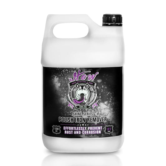 H.O.W Polish Iron Remover - Iron Out Remover Spray for Car Detailing | Remove Iron Particles in Car Paint, Motorcycle, RV & Boat | Use Before Clay Bar, Wax or Wash