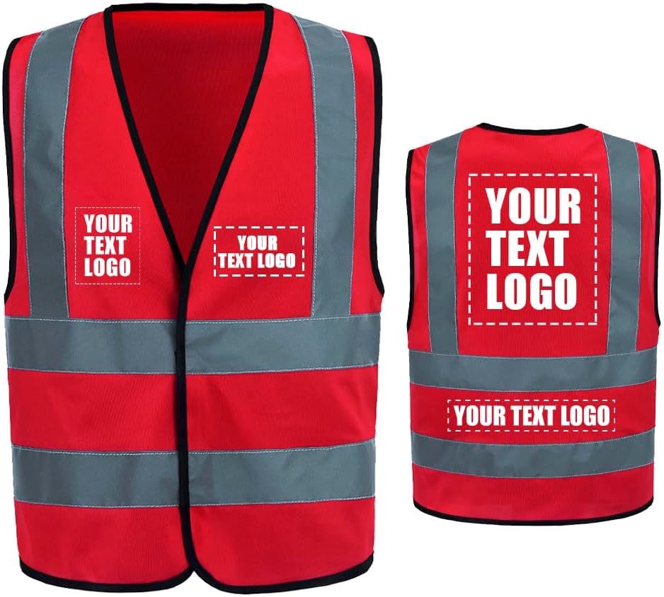 AYKRM 12 colour High visibility viz vest hi vis viz reflective work construction safety vest (XS-8XL) - Colors A
