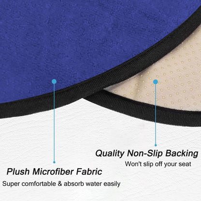 Waterproof Sweating Car Seat Cover for Post Gym Workout, Running, Swimming, Beach and Hiking, Universal Fit Non-Slip Towel Bucket Seat Protector for Cars SUV Trucks, Machine Washable (Grey)