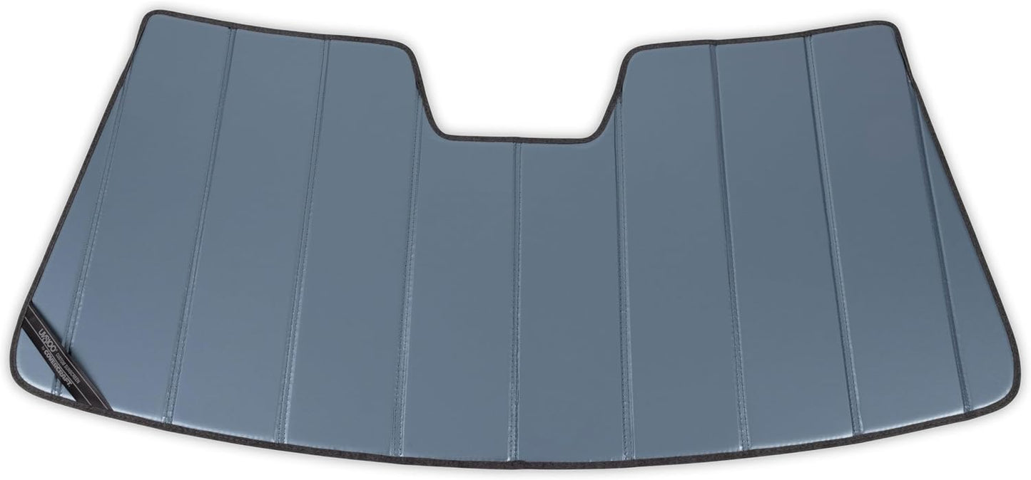 Covercraft UVS100 Custom Sunscreen for 2014-19 Silverado/Sierra 1500 (2019 Classic) & 2015-19 2500/3500 Without Lane Departure Warning System - Silver