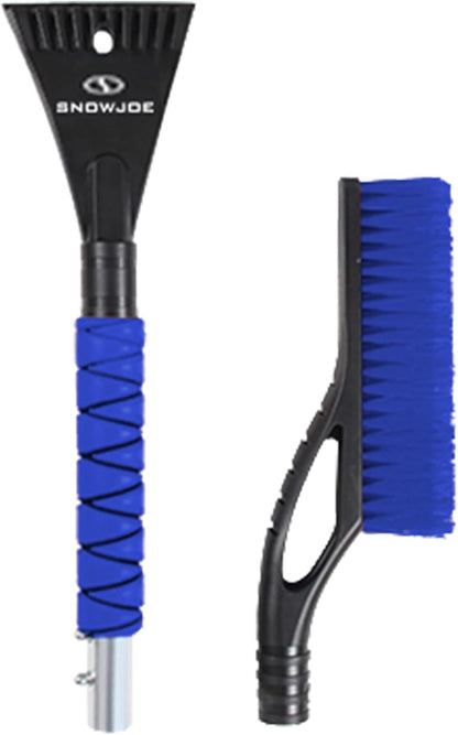 Snow Joe 45" Multi-Purpose Ice Scraper and Extendable Snow Brush for Car Windshield with Foam Grip and 360-Degree Pivoting Brush Head, SJEG-SB45S