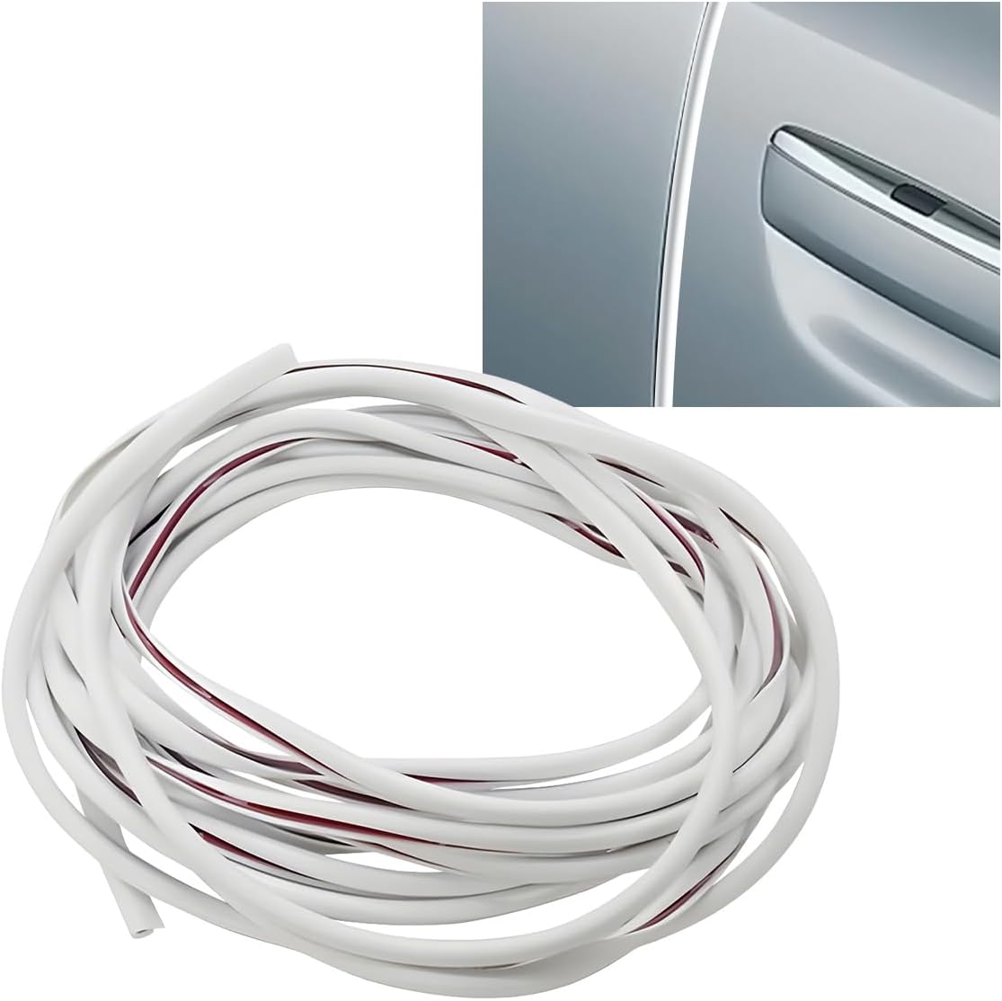 32Ft(10M) Car Door Edge Protector, Anti-Collision Car Door Entry Guard Protective Strip, No Glue Automotive Trim Doors Edge Guard (Clear)