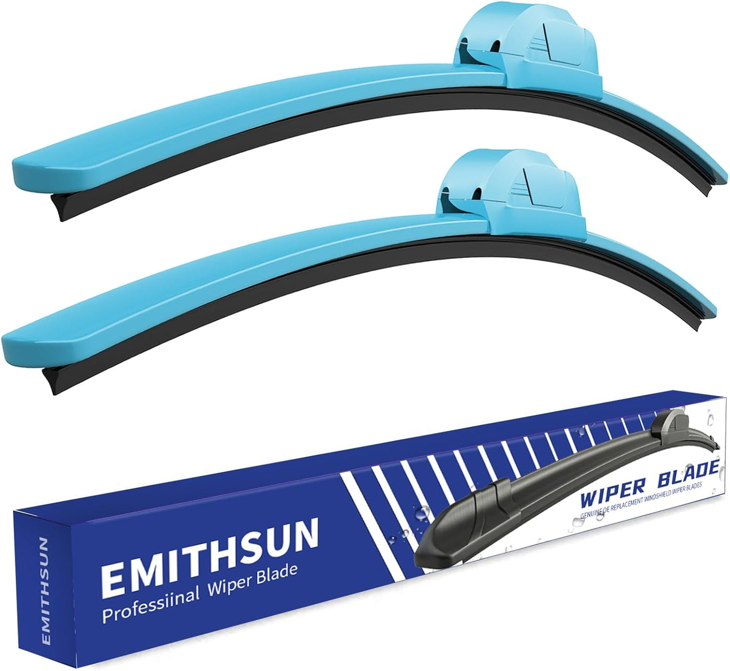 OEM QUALITY 26" + 16" Premium All-Seasons Stable And Quiet Windshield Wiper Blades(Set of 2) - Colors A