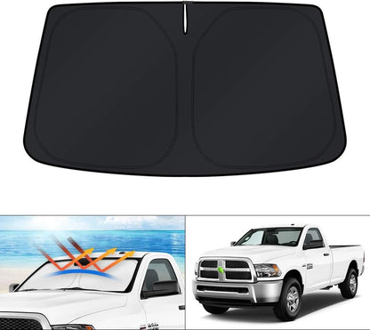 KUST Windshield Sun Shade for Toyota RAV4 2019-2022 2023 2024 2025 2026 Window Accessories Shade Sun Visor Cover Foldable Block UV Rays - Colors A
