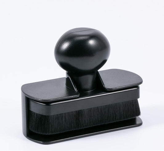 UNIMEIX Tire Shine Applicator Brush Large Vegan Tire Shine Brush with Storage Stand for Vehicles Tire Shine Polish Wax and Car Wash