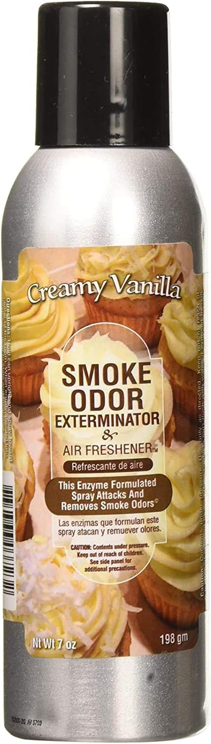 Tobacco Outlet Products - Creamy Vanilla and Lavender With Chamomile Smoke Odor Exterminator 7oz Sprays 2 Pack (1 Each)