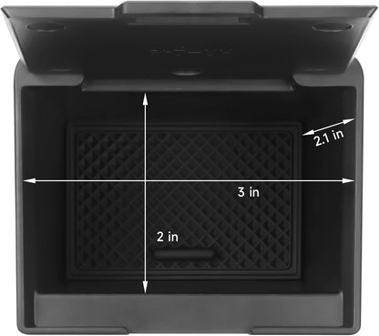 Glove Box Dividers Organizer Compatible with Toyota 2016-2020 2021 2022 2023 Tacoma Accessories Black ABS Material Center Console Organizer