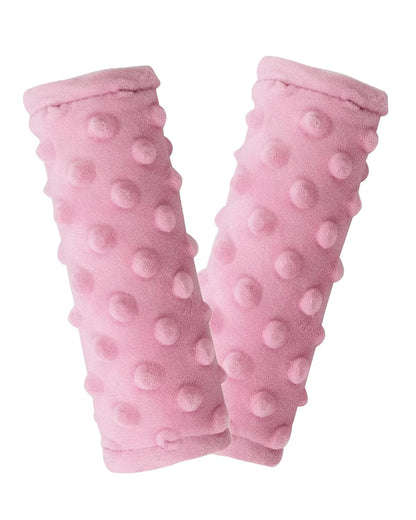2 Pack Car Seat Belt Covers for Baby Kids, Reversible Soft Car Seat Shoulder Strap Pads, Seatbelt Cushion, Neck Strap Covers for Stroller, Carrier, Pushchair (Black Star)