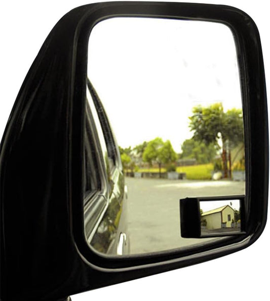 Hypersonic Blind Spot Mirror Convex Wide Angle Rear View Car Outside Universal Fit Stick Mirrors