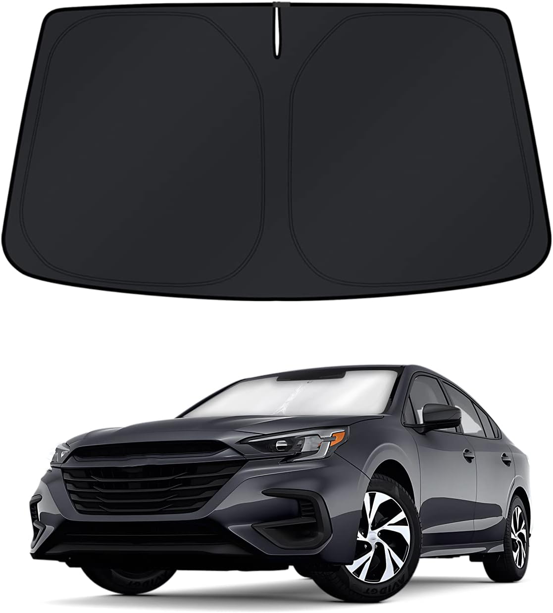 KUST Windshield Sun Shade for Toyota RAV4 2019-2022 2023 2024 2025 2026 Window Accessories Shade Sun Visor Cover Foldable Block UV Rays - Colors D