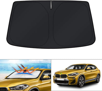 KUST Windshield Sun Shade for Toyota RAV4 2019-2022 2023 2024 2025 2026 Window Accessories Shade Sun Visor Cover Foldable Block UV Rays - Colors C